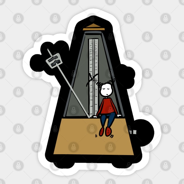 Metronome Sticker by Guastevi